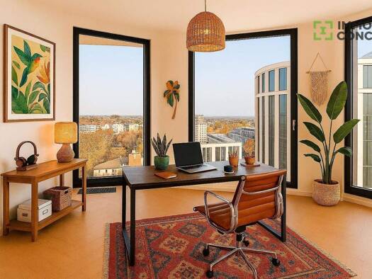 Wohnung zum Kauf - Erstbezug provisionsfrei 1.419.000 € 4 Zimmer 124,1 m² 13. Geschoss Ostend Frankfurt am Main 60314