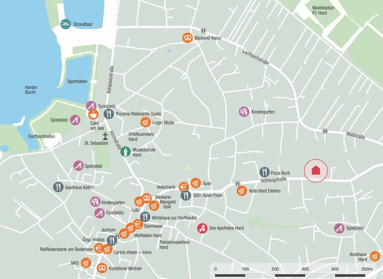 Terrassenwohnung zum Kauf 601.900 € 3 Zimmer 72,5 m²<br/>Wohnfläche Hofsteigstraße Hard 6971