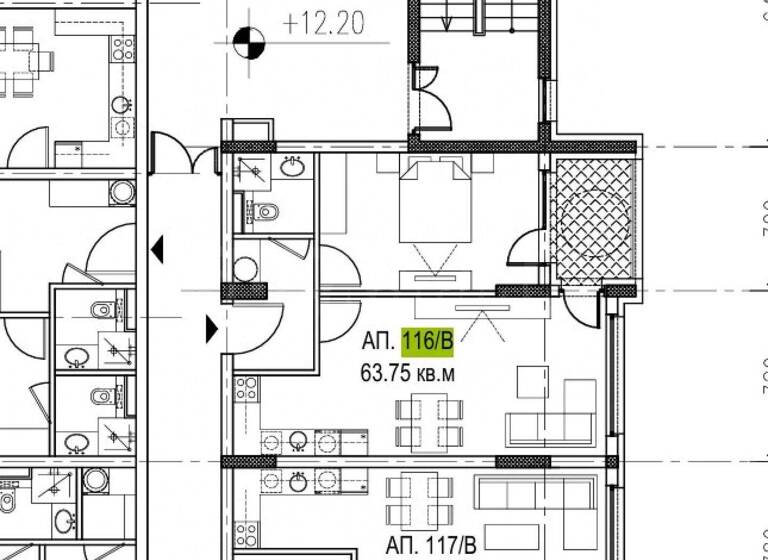 Studio zum Kauf 125.217 € 2 Zimmer 73,7 m² Sofia