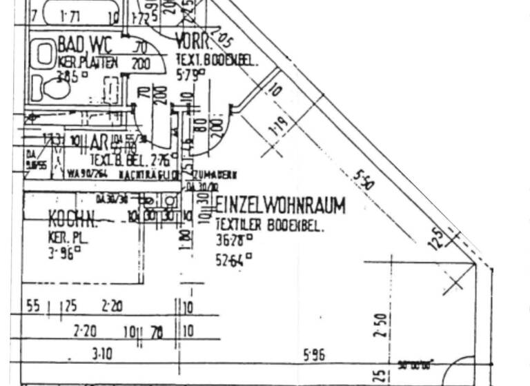 Studio zum Kauf 279.000 € 1 Zimmer 52,6 m² 1. Geschoss Schulgasse Wien 1180