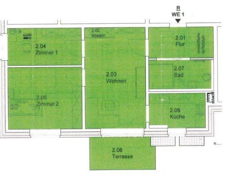 Wohnung zur Miete 986 € 3 Zimmer 73,6 m² Jembke 38477