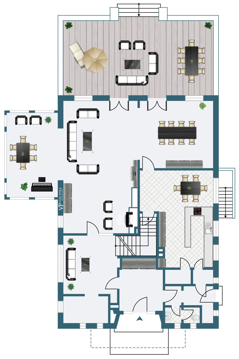 Villa zum Kauf 1.500.000 € 7,5 Zimmer 440 m²<br/>Wohnfläche 2.500 m²<br/>Grundstück Niedersprockhövel Sprockhövel 45549