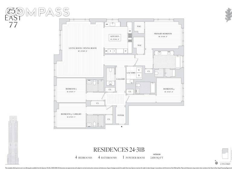 Studio zum Kauf 7.406.904 € 6 Zimmer 265,5 m² 255 East 77th Street Manhattan 10075