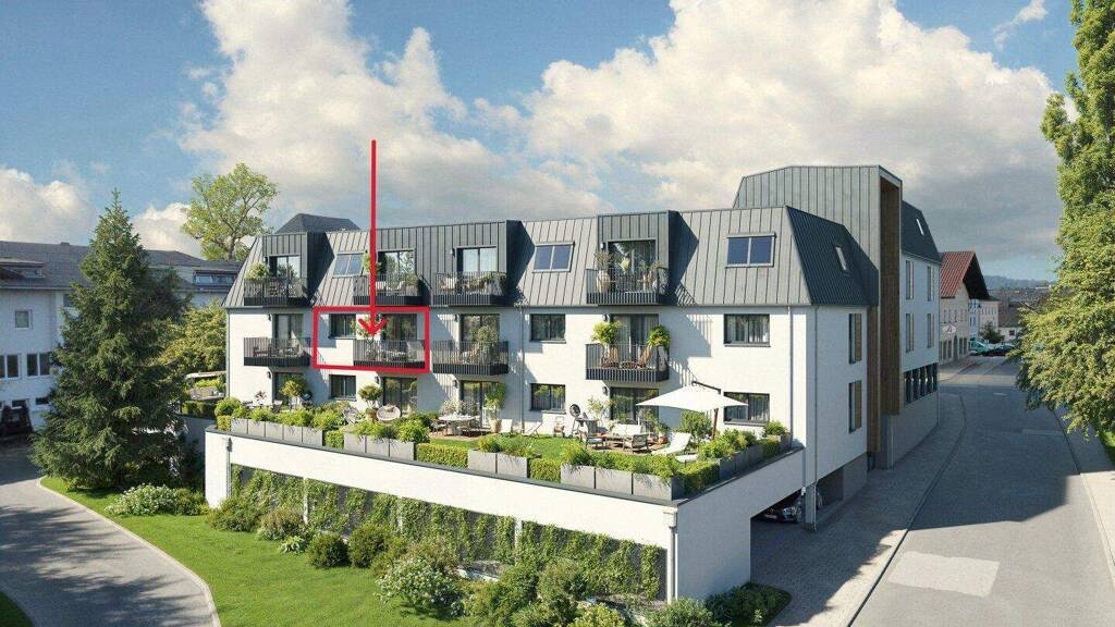 Wohnung zum Kauf - Erstbezug 260.000 € 2 Zimmer 55,6 m² 1. Geschoss Attergauer Straße St. Georgen im Attergau 4880