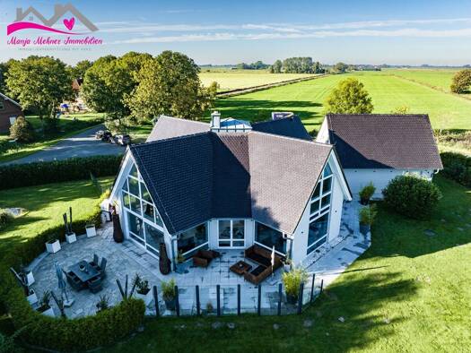 Einfamilienhaus zum Kauf provisionsfrei 610.000 € 10 Zimmer 243 m² 2.410 m² Grundstück Eggelingen Wittmund / Eggelingen 26409