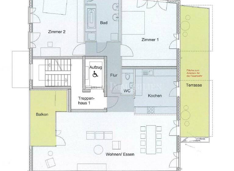 Wohnung zur Miete 2.900 € 3 Zimmer 169,1 m²<br/>Wohnfläche Degerloch Stuttgart 70597