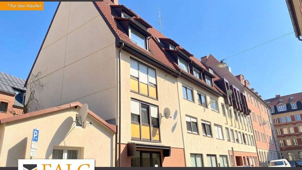 Studio zum Kauf 89.000 € 1 Zimmer 23 m² 2. Geschoss St Peter Nürnberg 90478