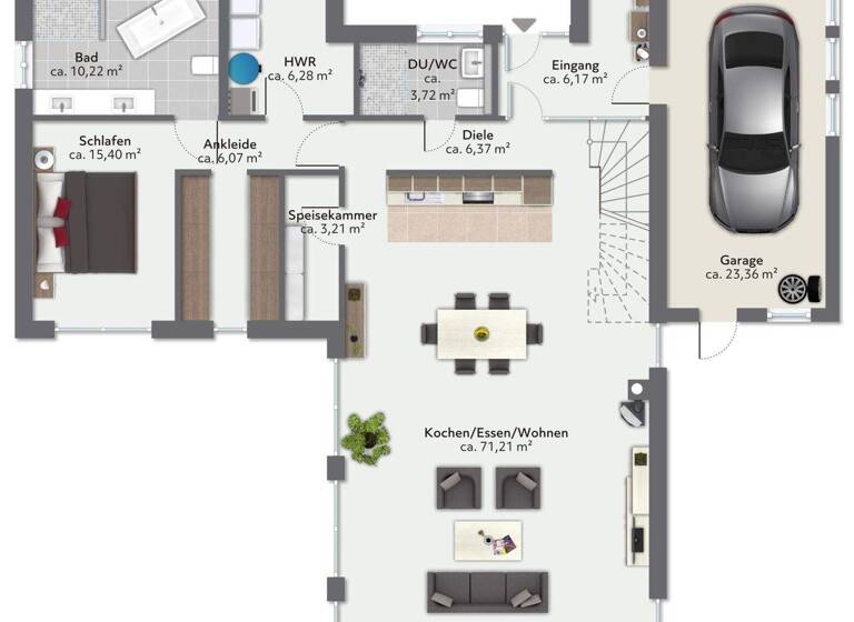 Einfamilienhaus zum Kauf 959.000 € 3 Zimmer 153,7 m² 899 m² Grundstück Mittergars 83559