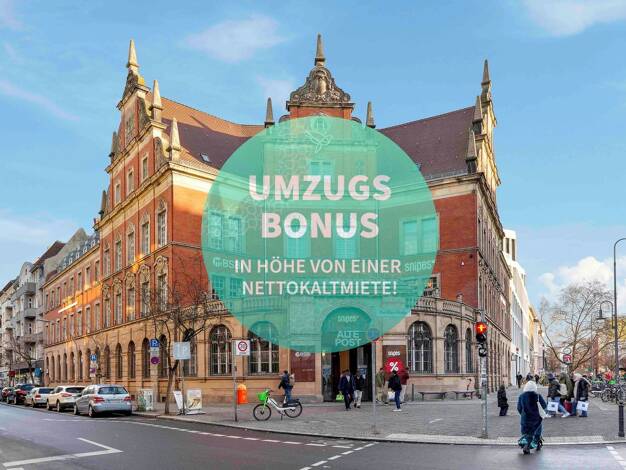 Wohnung zur Miete 1.260 € 2 Zimmer 62,9 m² EG Donaustraße 42 Neukölln Berlin 12043