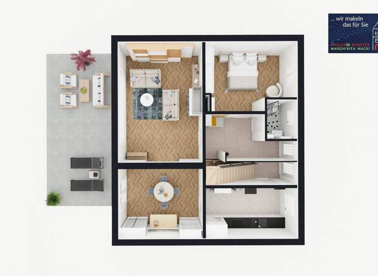 Reihenmittelhaus zum Kauf 675.000 € 6 Zimmer 155,9 m² 382 m² Grundstück Mecklenbeck Münster 48163