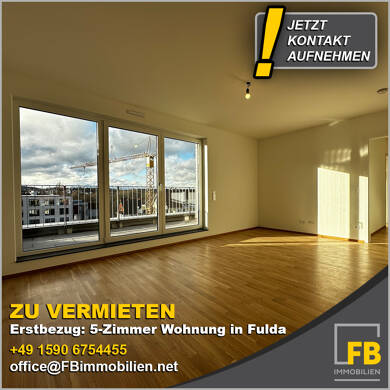 Wohnung zur Miete 2.280 € 5 Zimmer 152 m² 6. Geschoss frei ab sofort Gerbergasse 11 Innenstadt Fulda 36037