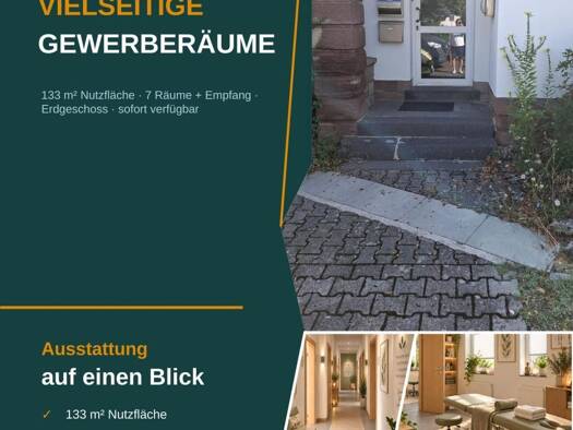 Büro zur Miete provisionsfrei 900 € 7 Zimmer 133 m² Bürofläche Rilchingen-Hanweiler Kleinblittersdorf 66271