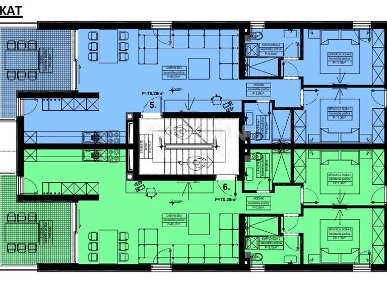 Wohnung zum Kauf 361.200 € 3 Zimmer 1. Geschoss Kolan 23250