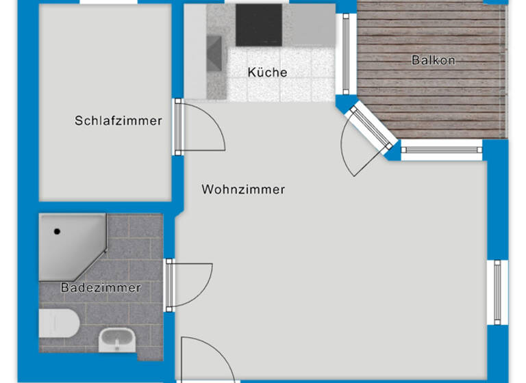 Wohnung zur Miete 410 € 2 Zimmer 38 m² frei ab 01.07.2026 Karl-Liebknecht-Straße 28a Innenstadt Halle / Nord 06114