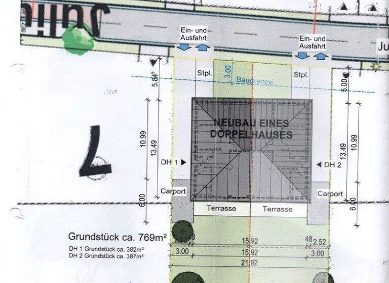 Doppelhaushälfte zum Kauf provisionsfrei 289.000 € 3 Zimmer 91 m² 382 m² Grundstück Juliuswohlersstr.9a Himmelpforten 21709