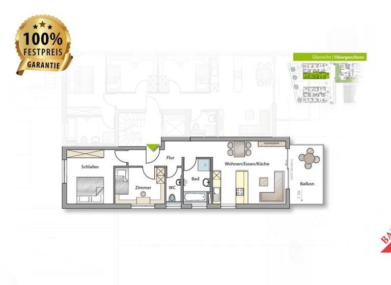 Wohnung zum Kauf provisionsfrei 459.000 € 3 Zimmer 74 m²<br/>Wohnfläche Weil im Schönbuch Weil im Schönbuch 71093