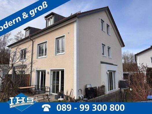 Doppelhaushälfte zur Miete 2.100 € 5 Zimmer 150 m² 200 m² Grundstück frei ab 01.05.2026 Harthausen Grasbrunn 85630