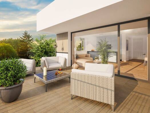 Penthouse zum Kauf provisionsfrei 542.900 € 2 Zimmer 82,4 m² 3. Geschoss Tronschweilerweg Ailingen Friedrichshafen 88048