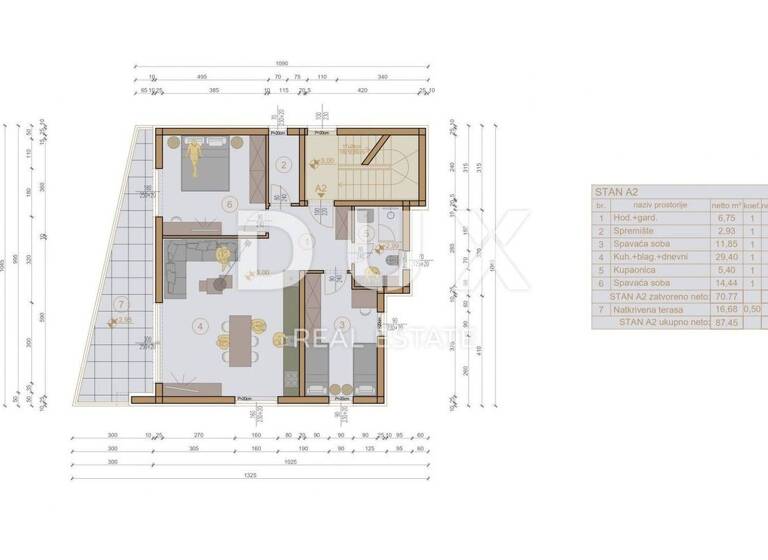 Wohnung zum Kauf 252.330 € 3 Zimmer 84 m² 1. Geschoss Stari Medulin 52203
