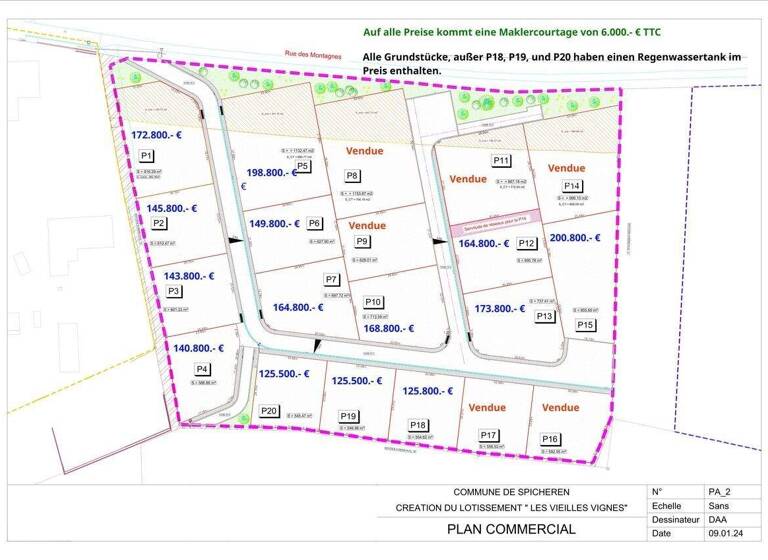 Grundstück zum Kauf 125.500 € 545 m² Grundstück Spicheren 57350