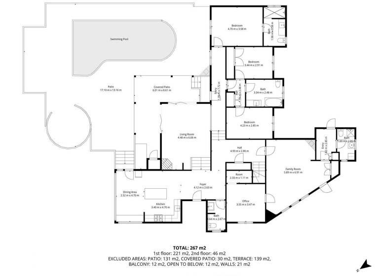 Einfamilienhaus zum Kauf provisionsfrei 2.350.000 € 6 Zimmer 267 m² 1.226 m² Grundstück Calvia / Sol de Mallorca 07181