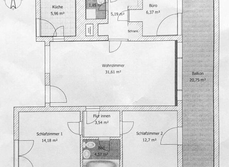 WG-Zimmer zur Miete 1.445 € 3 Zimmer 96 m² 2. Geschoss frei ab 01.07.2026 Bocklemünd/Mengenich Köln 50829