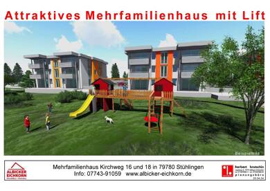 Wohnung zum Kauf provisionsfrei 434.300 € 4 Zimmer 101 m² 1. Geschoss Kirchweg 18 Stühlingen Stühlingen 79780