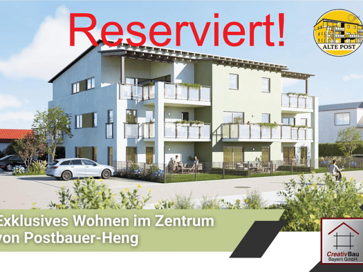 Terrassenwohnung zum Kauf provisionsfrei 539.900 € 3,5 Zimmer 107,9 m² EG Württemberger Straße 5 Postbauer-Heng Postbauer-Heng 92353