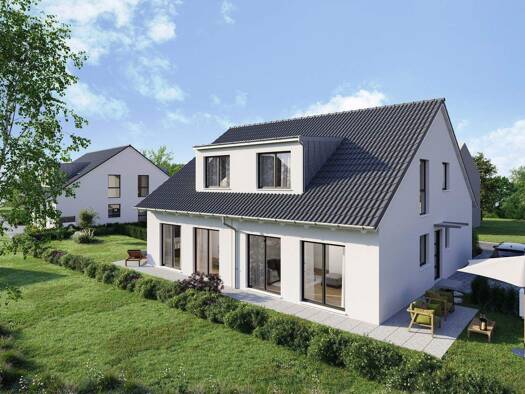 Doppelhaushälfte zum Kauf - Erstbezug provisionsfrei 619.000 € 5 Zimmer 121,9 m² 242,3 m² Grundstück frei ab sofort Lehningen Tiefenbronn 75233