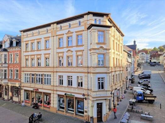 Wohnung zur Miete 550 € 4 Zimmer 85 m² 2. Geschoss frei ab sofort Schuhgasse 12 Pößneck,Stadt Pößneck 07381