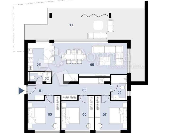 Wohnung zum Kauf 4 Zimmer 157 m² Centar