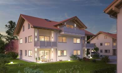 Wohnung zum Kauf - Neubau provisionsfrei als Kapitalanlage geeignet 410.000 € 3 Zimmer 59 m² Wielenbach Wielenbach 82407