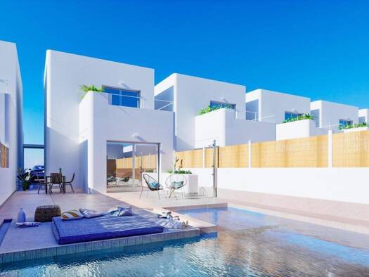 Villa zum Kauf - Erstbezug provisionsfrei 399.900 € 4 Zimmer 112 m² 180 m² Grundstück Los Alcazares