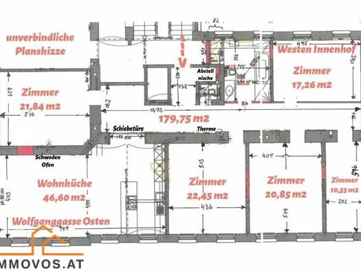 Immobilie in Meidling - Wohnung zum Kauf - Wien 12.,Meidling - 698.000 € - 6 Zimmer, 180 m² - Bild 2