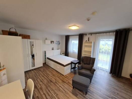 Wohnung zur Miete 780 € 1 Zimmer 45 m² EG frei ab sofort Haarer Weg 2 c Grasbrunn Grasbrunn 85630