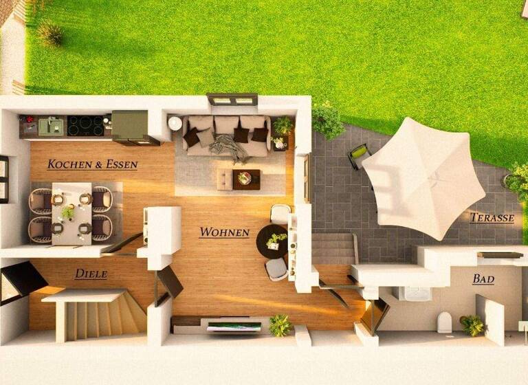 Reihenendhaus zum Kauf provisionsfrei 209.000 € 3 Zimmer 78 m² 401 m² Grundstück Aegidistraße 158a Eigen Bottrop 46240