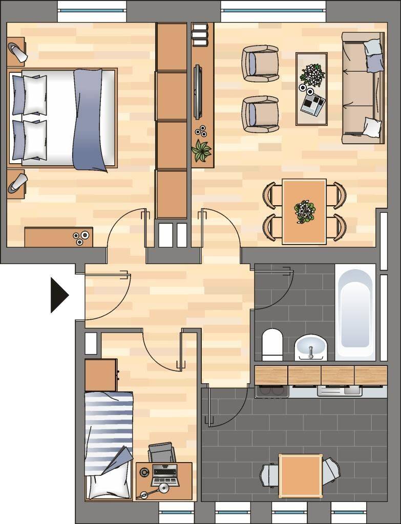 Wohnung zur Miete - Ansicht 4