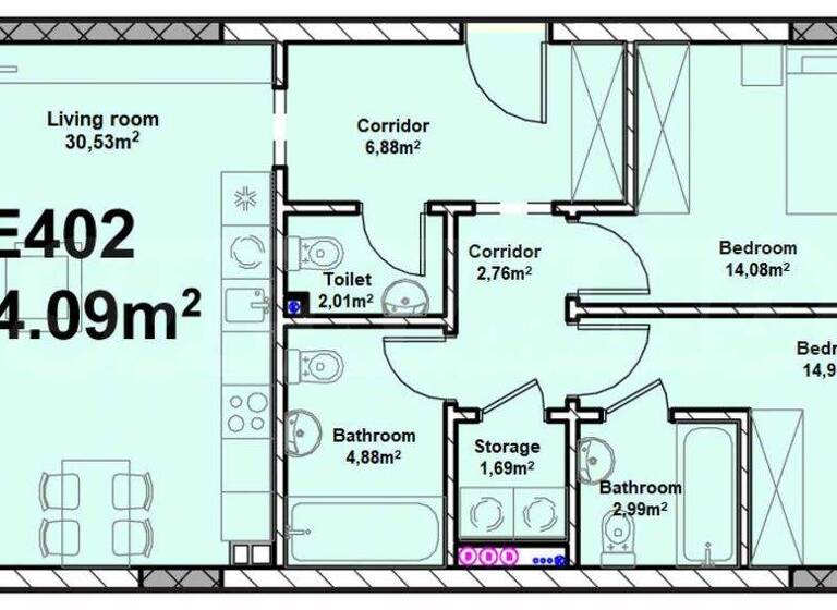 Studio zum Kauf 324.180 € 3 Zimmer 127,1 m² Sofia