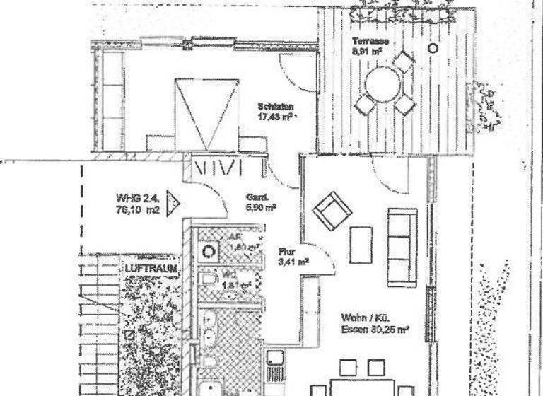 Wohnung zur Miete 830 € 76,1 m² 2. Geschoss frei ab sofort Watzmannstraße 3 Langwasser Nürnberg 90471