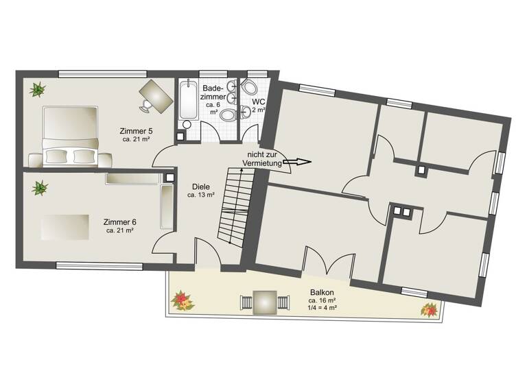 Wohnung zur Miete 1.150 € 6 Zimmer 145 m² Fischach 86850