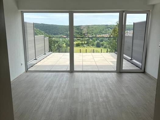 Terrassenwohnung zur Miete 628 € 2 Zimmer 58 m² Geschoss 3/4 frei ab sofort Am Fahlenberg 35 Helmarshausen Bad Karlshafen 34385