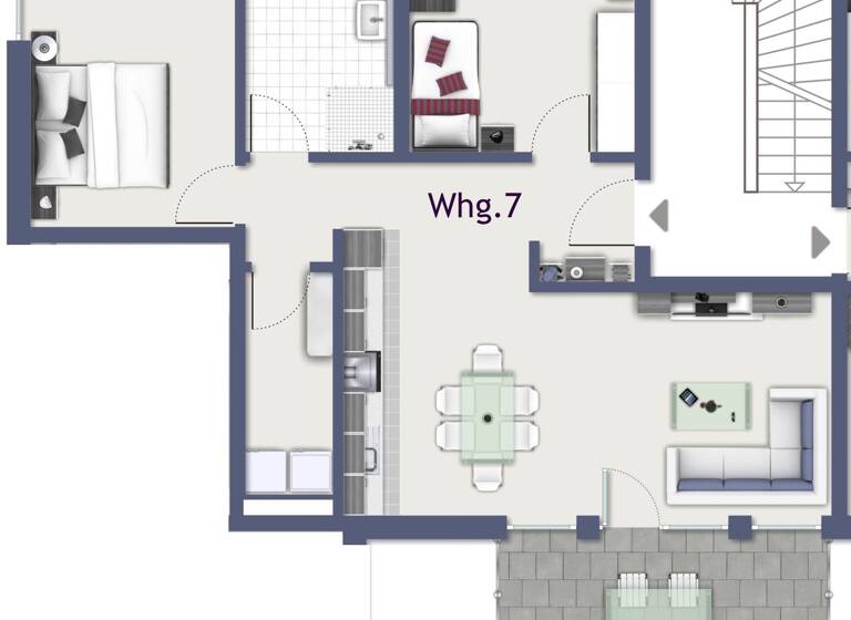 Wohnung zum Kauf 372.500 € 3 Zimmer 78,1 m²<br/>Wohnfläche 1.<br/>Geschoss Raiffeisengasse 5 Trailsdorf Hallerndorf 91352