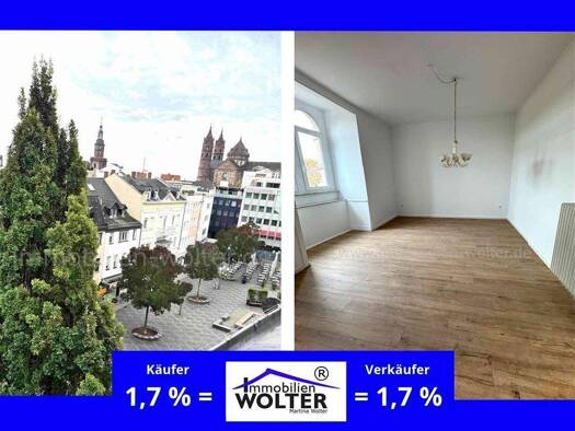 Wohnung zur Miete 1.250 € 5 Zimmer 160 m² frei ab sofort Martinsgasse 1 Worms 67547