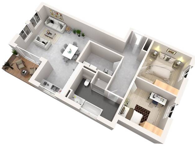 Wohnung zur Miete 900 € 3,5 Zimmer 86 m² 1. Geschoss Nideggen Nideggen 52385