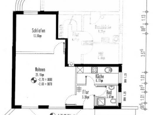 Wohnung zur Miete 690 € 2 Zimmer 52 m² UG frei ab 01.05.2026 Lörzweiler 55296