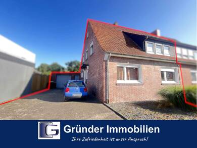 Doppelhaushälfte zum Kauf provisionsfrei 212.000 € 6 Zimmer 117 m² 600 m² Grundstück Stadtkern Haren (Ems) 49733