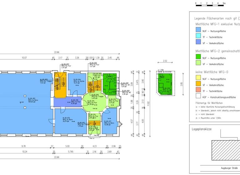 Bürofläche zur Miete 3.519 € 234,2 m² Bürofläche Obertürkheim Stuttgart- Obertürkheim 70329