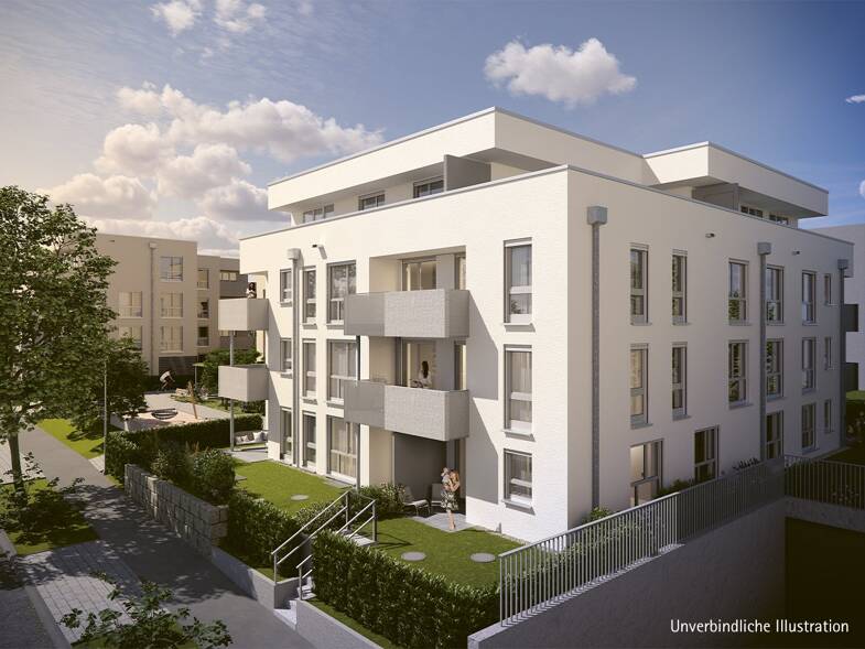 Wohnung zum Kauf - Neubau provisionsfrei 505.000 € 4 Zimmer 94,3 m² EG Hahnenweide 0 Dornstadt Dornstadt 89160