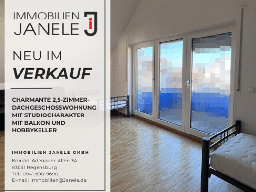 Wohnung zum Kauf 272.000 € 2 Zimmer 73,3 m² 4. Geschoss frei ab sofort Regenstauf Regenstauf 93128