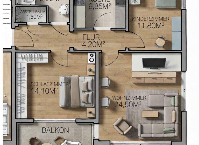 Wohnung zum Kauf 289.000 € 3 Zimmer 72,3 m² 2. Geschoss Neunkirchen Neunkirchen a. Brand 91077